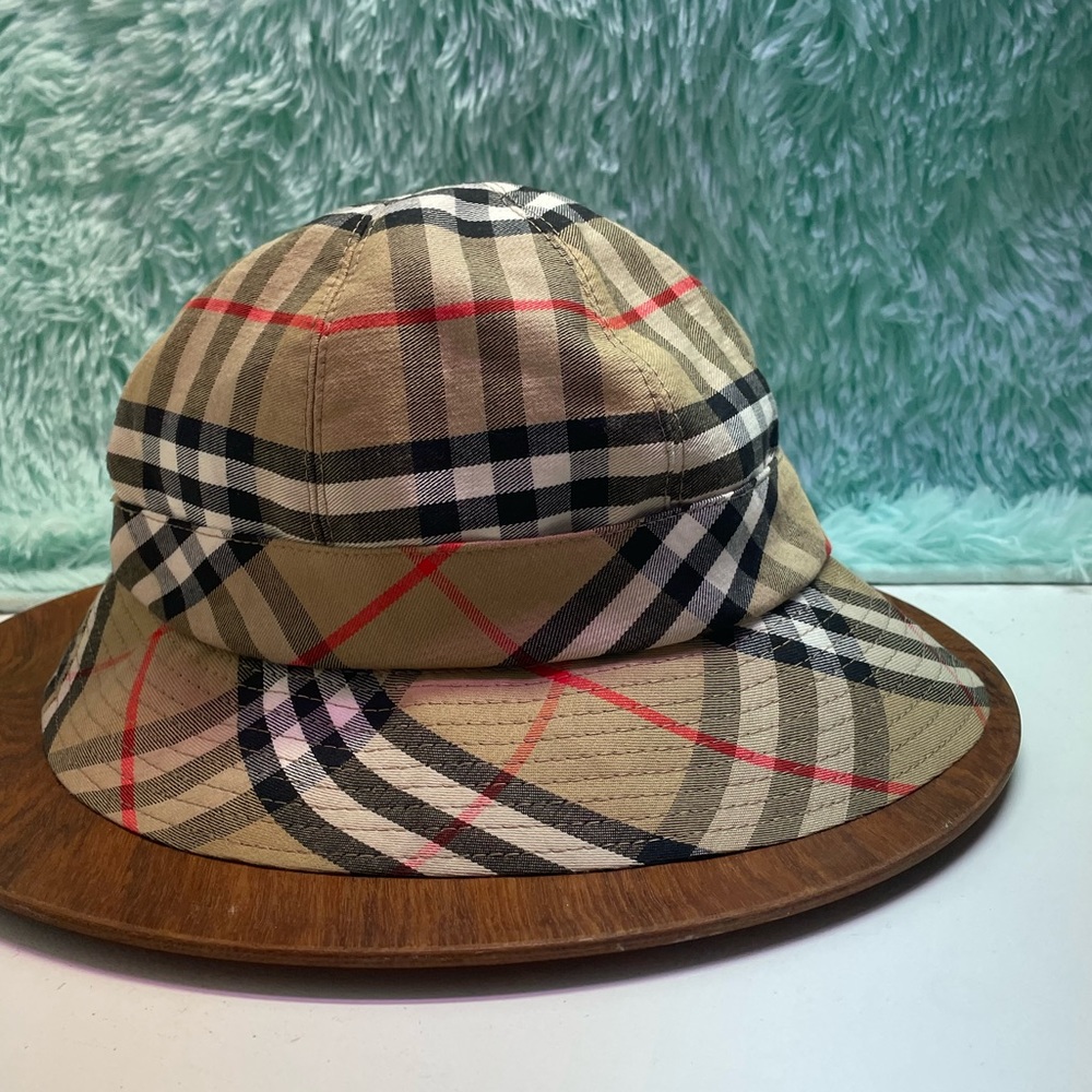 Vintage burberrys womens bucket hat